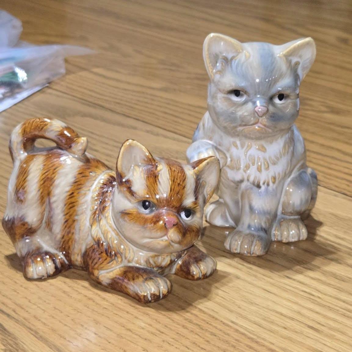 ビンテージ ラグドール チック ペア イースタードール ニッカーボッカー Vintage Cat Knick Knacks - Etsy