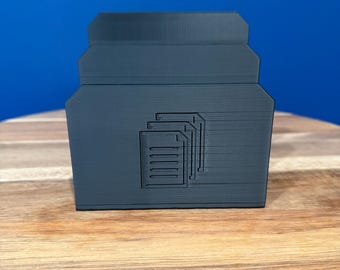 3D Printed Customizable File Organizer: Modern Desk Organization