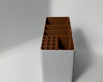 Modular Desk Organizer System – 3D Printed Desktop Storage with Interchangeable Inserts