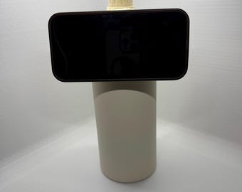 Custom Laser Engraved Personalized 32oz MagSafe Tumbler with Phone Holder Insulated Cup