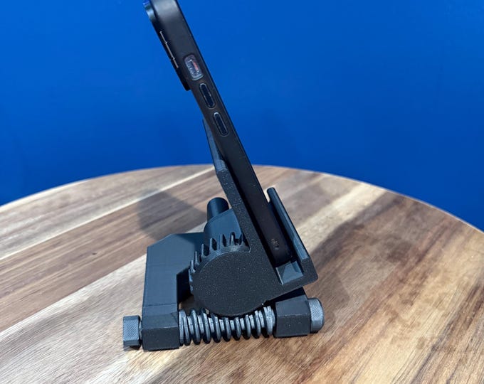 3D Printed Customizable  Adjustable Phone Stand: Portable, Universal Fit