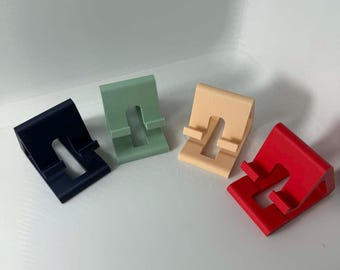 3D Printed Phone Stand with Charger Hole | Desk Phone Holder Dock