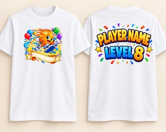 Speed Adventure Birthday Shirt, Personalized Name and Age on Back