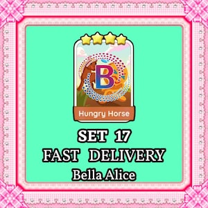 MoGo 4つ星ステッカー – ハングリーホースセット17 – 即時配送