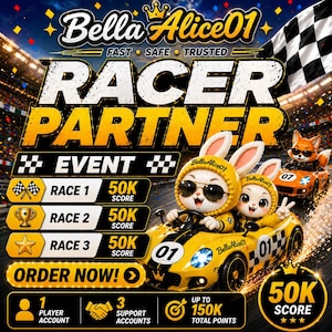 Monopoly Tycoon Race Event – 50K Points Every Round (Read Description)
