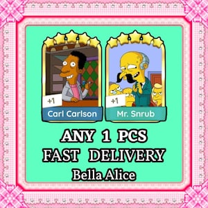 Monopoly Golden Blitz - Carl Carlson / Mr. Snrub - (1 Pcs per order)