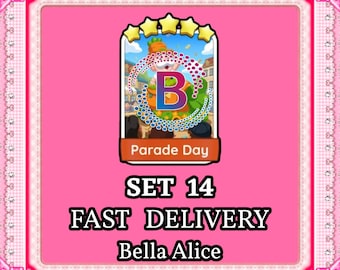 Monopoly Go 5 Star Sticker – Parade Day - Set 14 – Instant Delivery (Happy Harvest)