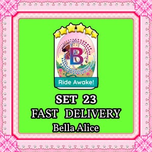 Fahre Wach Set 23 - MoGo Sticker 6 Sterne - EVER_AFTER Album