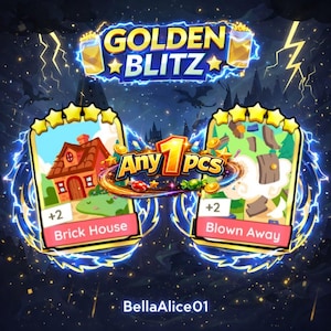 MoGo Golden Blitz - Brick House / Blown Away - (1 Pcs per order)
