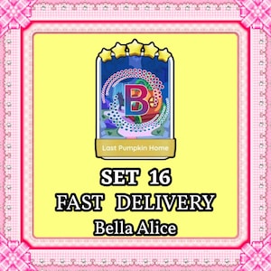 MOGO Sticker 5 Star - Last Pumpkin Home Set 16 - EVER_AFTER Album - Instant Delivery