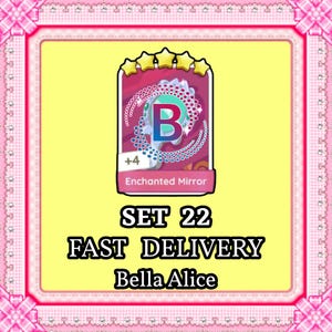 MOGO Sticker 5 Star - Enchanted Mirror Set 22 - EVER_AFTER Album - Instant Delivery