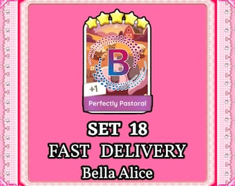 Monopoly Go 5 Star Sticker – Perfectly Pastoral - Set 18 – Instant Delivery (Happy Harvest)