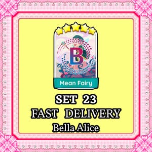 MOGO Sticker 5 Sterne - Mean Fairy Set 23 - EVER_AFTER Album - Instant Lieferung