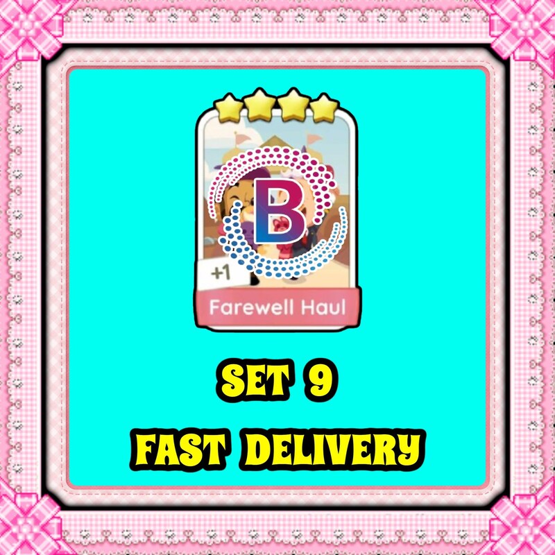 MONOPOLY GO! &amp;SOGNO DA DJ" Carta 4 Stelle Set 22 NUOVI SET EUR 1,50