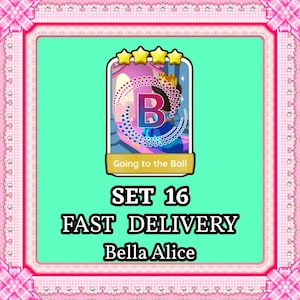 MoGo 4つ星ステッカー – 舞踏会セット16 – 即時配送