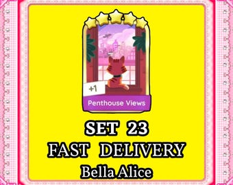 Monopoly Go 5 Star Golden Blitz - Pebthouse Views Set 23