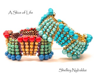 A Slice of Life Bracelet Tutorial - pdf Instructions ONLY