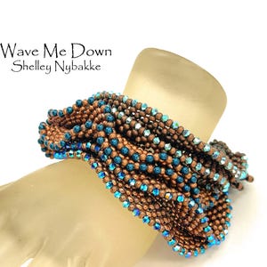Wave Me Down  Bracelet Tutorial - pdf Instructions ONLY