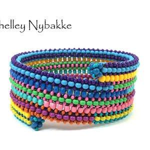 Rag Rug Romp Bangle Tutorial - pdf Instructions ONLY