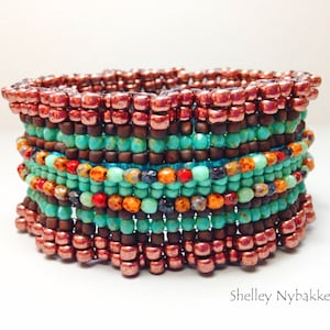 Squared Away Bracelet   - pdf Instructions ONLY