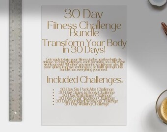 Pacote de Desafio Fitness de 30 dias