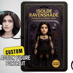 Personalized Action Figure - &quot;Starter Pack&quot;, Custom Action Figure Gift for Him/Her, AI Action Figure Accessories Digital Download Portrait