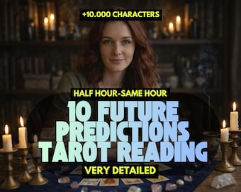 Same Hour Psychic 10 Future Predictions, Tarot Psychic Medium Reading, Detailed Life Guidance, Medium Future Reading, Advice, Very Detailed