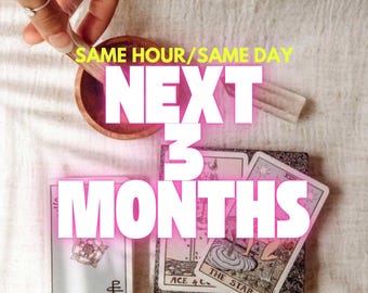Detailed Psychic Next 3 Months Tarot Reading Love Career Future Insights Psychic Future Reading Medium Advice Medium Reading