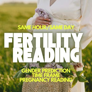Same Hour Fertility Psychic Tarot Reading Spiritual Guidance Pregnancy Insights Time Predictions Gender Predictions Future Reading Love Read