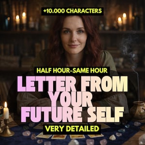 Detailed Channeled Letter From Future Self, Psychic Guidance (Same Hour Delivery)