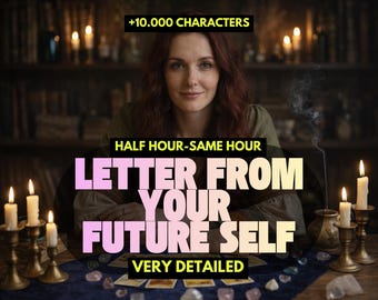 Detailed Channeled Letter From Future Self, Psychic Guidance (Same Hour Delivery)