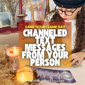 Misma hora, Carta de amor, Mensajes canalizados de mi persona, Lectura psíquica, De mi persona, Perspectivas sobre relaciones amorosas, Lectura rápida de tarot