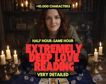 Same Hour Love Psychic Reading, Detailed Love Reading, Relationship Insights, Telepathy Reading, Psychic Love Guidance