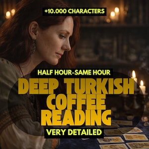 Same Hour, Turkish Coffee Reading, Traditional Fortune Telling, Personalized Insight, Psychic Reading, Mediyum Reading, Love Tarot Reading