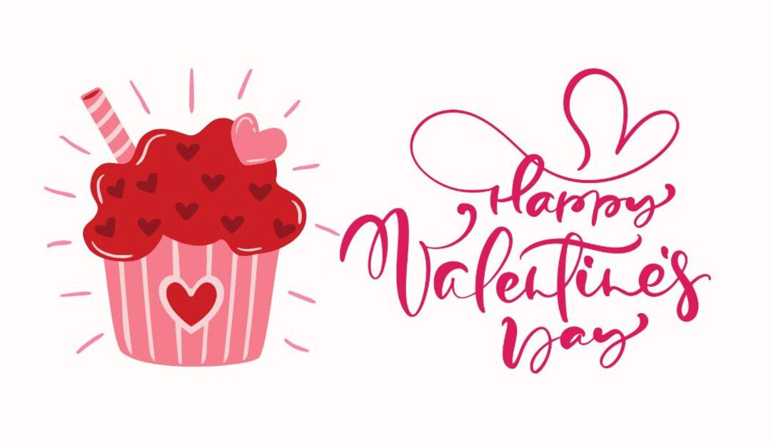 Pink & Red Valentine Gift Tag Template | Printable Favor Tags (digital ...