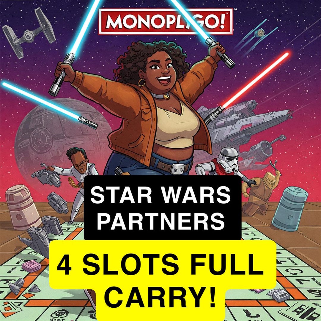Monopolygo Star Wars Partners Full Carry 4 Slots Etsy