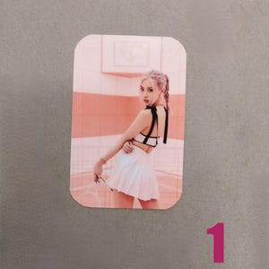 Cartes photo roses de Black Pink