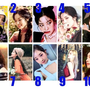Photocards Dahyun (TWICE) – Fan Art K-pop | Busta da collezione