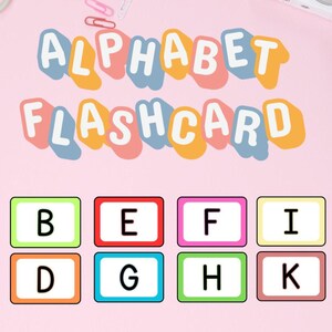 Scheda alfabeto ABC / Maiuscolo / Lettere maiuscole / Scheda colorata / Scheda semplice e di base / Fonetica / Scheda coinvolgente