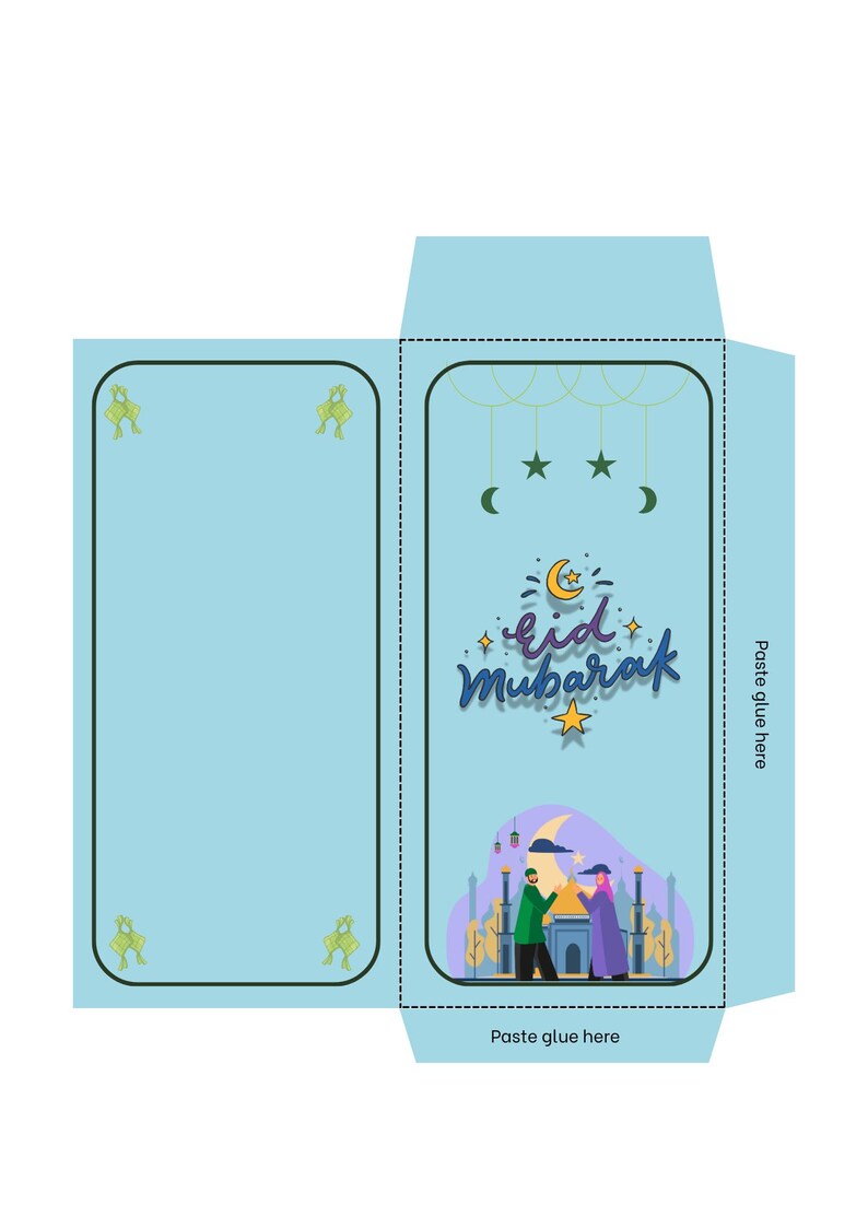 Printable Raya Envelopes Eid Money Envelope | Hari Raya Envelope | Idulfitri / Aidilfitri ...