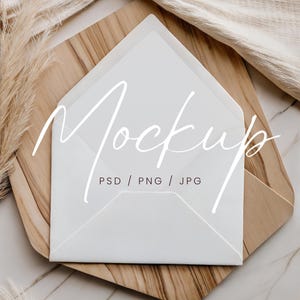 Umschlag Liner Mockup, Hochzeitsbriefpapier Mockup, 5x7 Umschlag Liner Mockup, Umschlag Insert PSD Mock, Boho Briefpapier Mockup