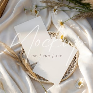 Boho dubbele kaart uitnodigingsmodel, tweezijdig kaartmodel PSD, bruidsdouche/bruiloft/verjaardagsuitnodigingmodel, 5 x 7 tweekaartmodel Canva