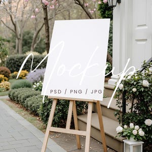 Brautdusche Schild Mockup, Floral 18x24 Staffelei Mockup, Hochzeit im Freien Schild Mockup, Hochzeit Sitzplan Mockup, Frühling Geburtstag Poster Mockup