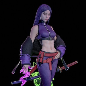 Phantom Lotus JPSKIN | Resinmodellbyggsats eller målad figur | 3D-utskrivet samlarobjekt