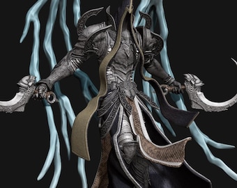 angel of death | PAINTED figure or UNPAINTED model kit | 3d printed COLLECTIBLE