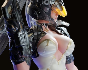 Ultimate Bunny | Resin Model Kit or Painted Figure | 3D Printed Collectible