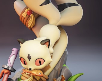 kiara | Model Kit or Painted Figure | 3D Printed Collectible