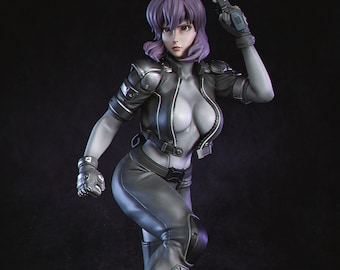 anime cyborg | PAINTED figure or UNPAINTED kit | 3dprinted COLLECTIBLE
