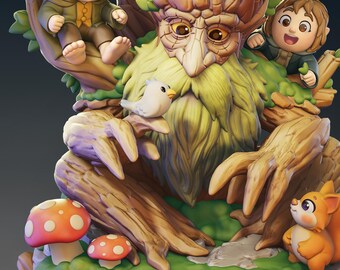 Ent | Model Kit or Painted Figure | 3D Printed Collectible