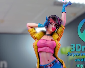 arcade dance girl | PAINTED figure or UNPAINTED model kit | 3d printed COLLECTIBLE